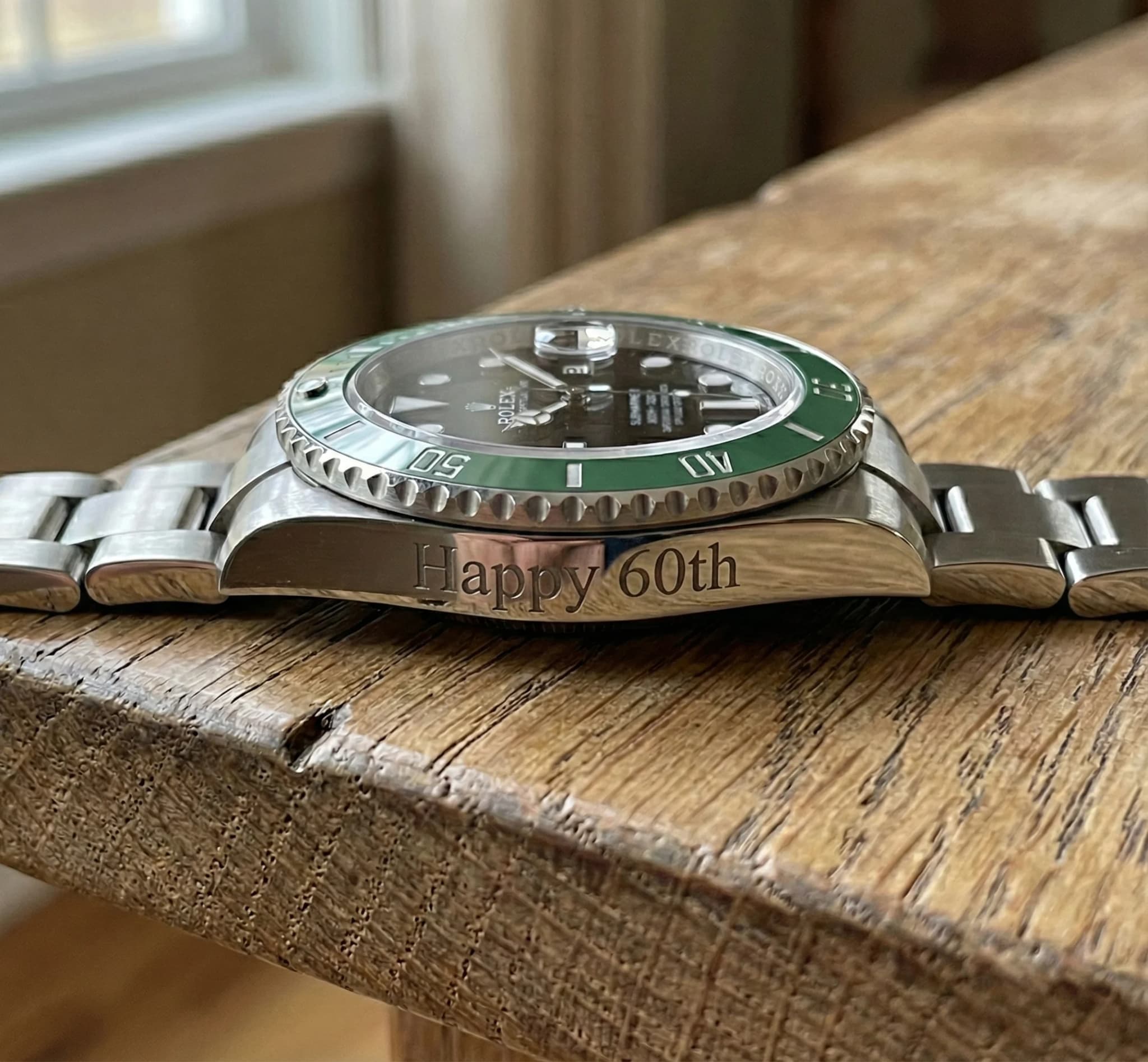 Rolex watch engraving